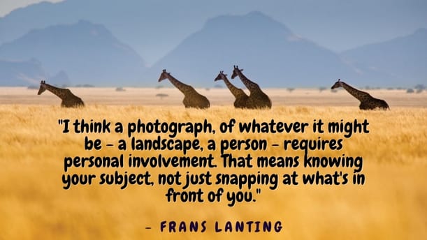 Frans Lanting | Photography Quotes