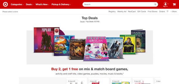 Target - Best online platform to sell
